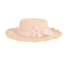 Load image into Gallery viewer, Pink Straw Hat