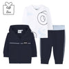 PRE ORDER - Babies Navy 3 Piece Tracksuit Set
