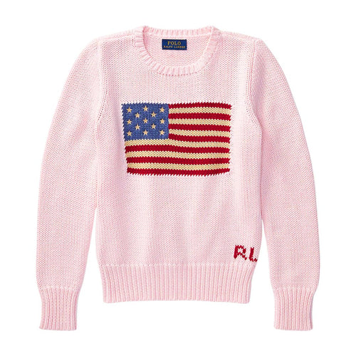 Pale Pink Flag Jumper