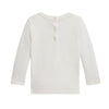 Baby Girls Ivory Ice Skating Bear Top