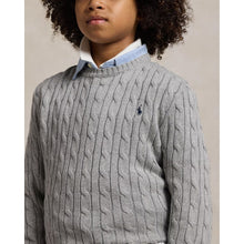 Load image into Gallery viewer, PRE ORDER - Grey Cable Knit Jumper