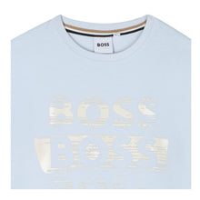 Load image into Gallery viewer, Pale Blue Triple Logo T-Shirt