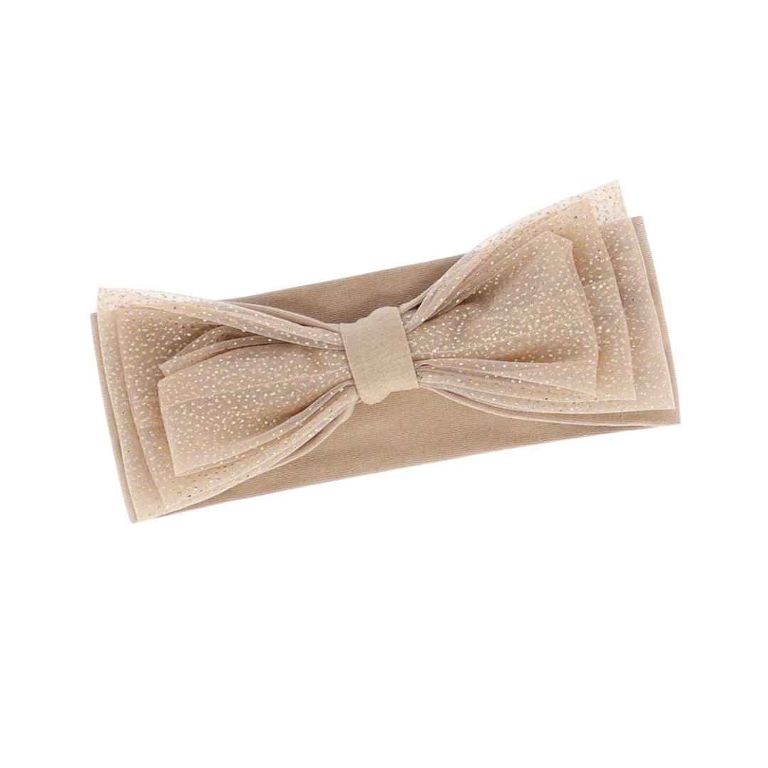 Babies Beige Sparkle Tulle 