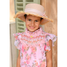 Load image into Gallery viewer, Pink Straw Hat