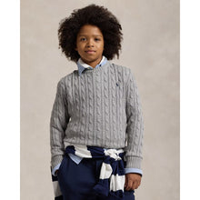 Load image into Gallery viewer, PRE ORDER - Grey Cable Knit Jumper