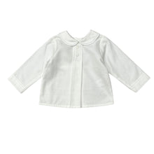 Load image into Gallery viewer, Boys Ivory &amp; Pale Blue Shirt