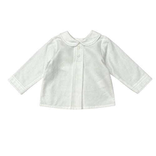 Boys Ivory & Pale Blue Shirt