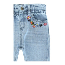 Load image into Gallery viewer, Babies Embroidered Floral Jeans
