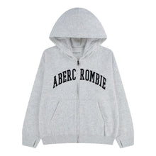 Load image into Gallery viewer, Grey Zip Up Hoodie