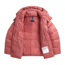 Load image into Gallery viewer, PRE ORDER - Girls Pink Hooded Down Jacket