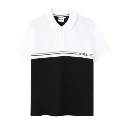 Black & White Polo Shirt