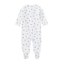 Load image into Gallery viewer, White &amp; Blue Polo Bear Babygrow