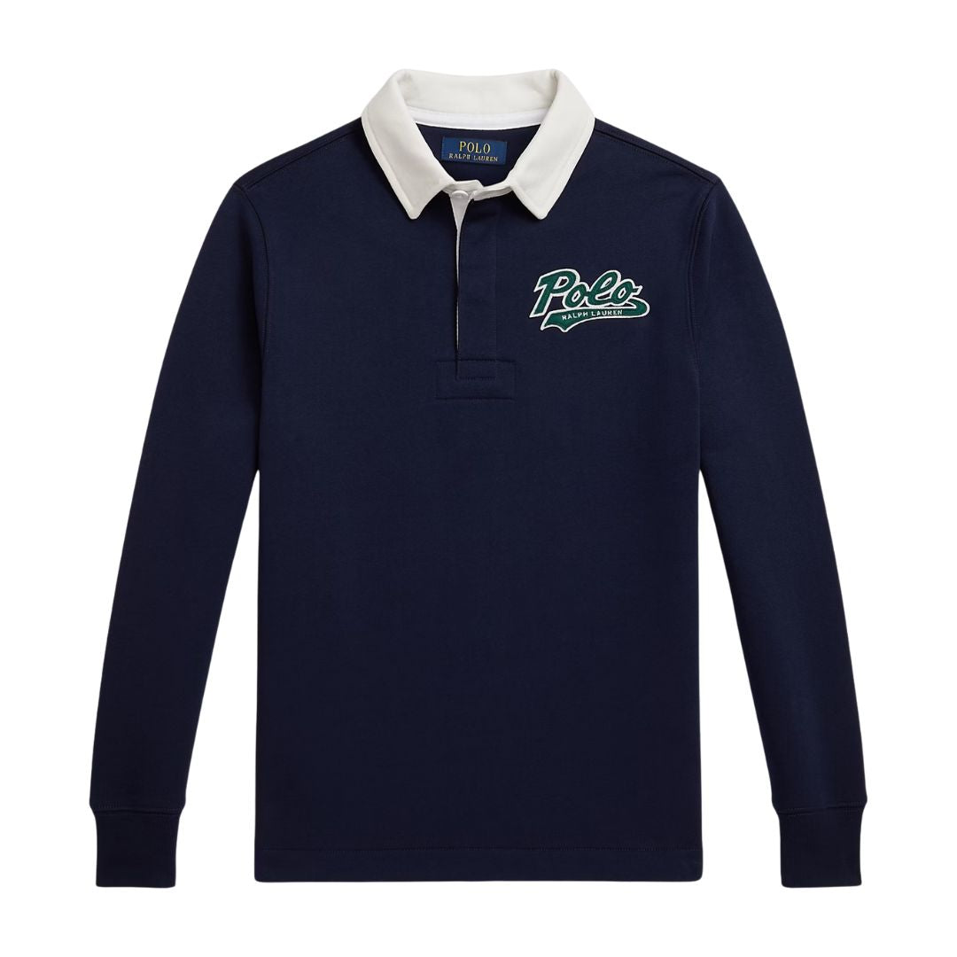 Navy Logo Rugby Sweatshirt