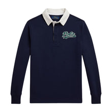 Load image into Gallery viewer, Navy Logo Rugby Sweatshirt
