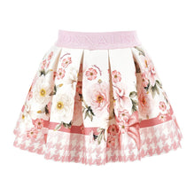Load image into Gallery viewer, Babies Pink Teddy &amp; Floral Skirt Set