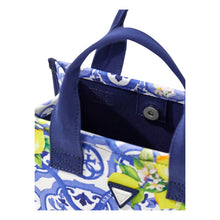 Load image into Gallery viewer, Blue Tile Print &amp; Lemons Bag