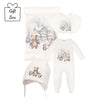 Ivory Velour "Homero" Bear Set