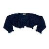 Girls Navy Knitted Bolero