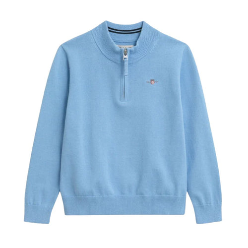 Blue Half Zip Jumper