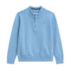 Blue Half Zip Jumper