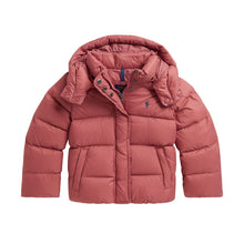 Load image into Gallery viewer, PRE ORDER - Young Girls Pink Hooded Down Jacket