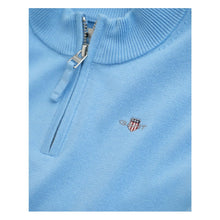 Load image into Gallery viewer, Blue Half Zip Jumper
