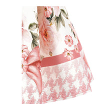 Load image into Gallery viewer, Babies Pink Teddy &amp; Floral Skirt Set