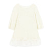 Ivory Boucle Sequin "Jeanette" Dress