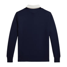 Load image into Gallery viewer, Navy Logo Rugby Sweatshirt