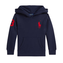 Load image into Gallery viewer, Navy Large Pony Hoodie