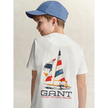 Load image into Gallery viewer, White Coastal Graphic T-Shirt