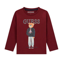Load image into Gallery viewer, Burgundy Teddy LS T-Shirt