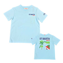 Load image into Gallery viewer, Turquoise Tropical Beach T-Shirt