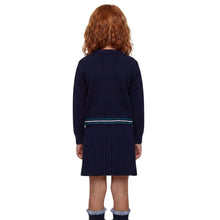 Load image into Gallery viewer, Navy Knit Pleated Skirt &amp; Jumper