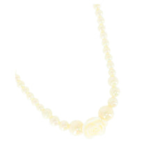 Load image into Gallery viewer, Cream Rose &amp; Bead Necklace