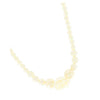 Cream Rose & Bead Necklace