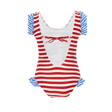 Load image into Gallery viewer, PRE ORDER - Red &amp; White Hello Kitty Swimsuit