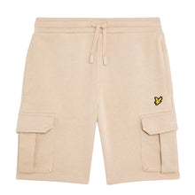 Load image into Gallery viewer, Beige Cargo Sweat Shorts