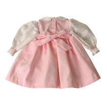 Load image into Gallery viewer, Pink Embroidered Dress, Bloomers &amp; Headband Set