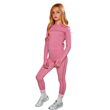 Load image into Gallery viewer, Dusty Rose LS Top &amp; Leggings Set
