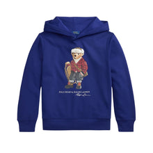 Load image into Gallery viewer, Dark Blue Polo Bear Hoodie