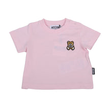 Load image into Gallery viewer, Babies Pale Pink Teddy Badge T-Shirt