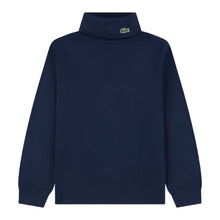 Load image into Gallery viewer, Navy Roll Neck Top