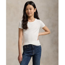 Load image into Gallery viewer, Girls White Embroidered Pony T-Shirt