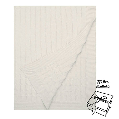 Stone Knitted Baby Blanket