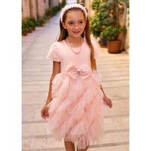 Load image into Gallery viewer, Peach &#39;Mille Feuille&#39; Dress