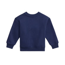 Load image into Gallery viewer, Babies Navy Polo Bear Sweat Top