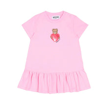 Load image into Gallery viewer, Babies Pink Teddy &amp; Heart Dress