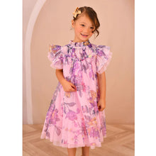 Load image into Gallery viewer, Pink Bold Floral Print Dress