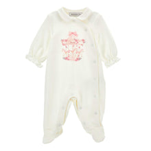 Load image into Gallery viewer, Ivory &amp; Pink Carousel Babygrow